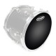 Peau de tom de 16 Evans Black Chrome