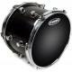 Peau de tom de 16 Evans Black Chrome