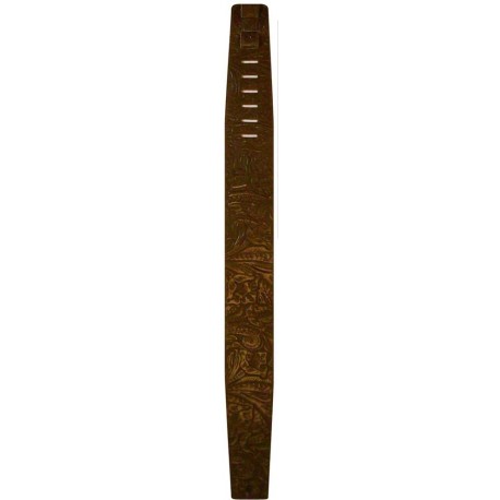 Sangle guitare Perri's cuir relief Western pattern