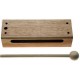 Petit wood block en bois avec mailloche Stagg WB-226S