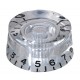 Bouton LP transparent 6mm