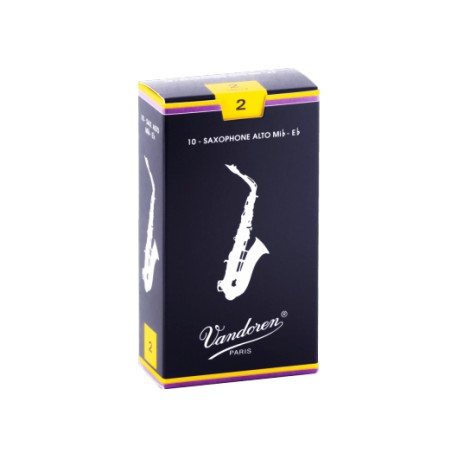Boite de 10 anches saxophone alto force 2