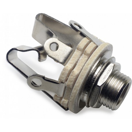 Chassis de jack stéréo 6.35mm femelle pour guitare ou panneau