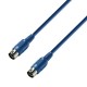 Cable Midi din 5 broche 0,75 metre bleu