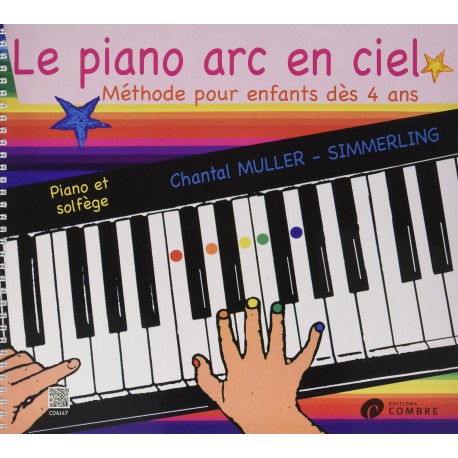 Méthode Le piano Arc En Ciel pour les enfants dès 4 ans