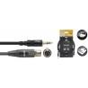 Cable de liaison mini Jack vers mini XLR pour système sans fil