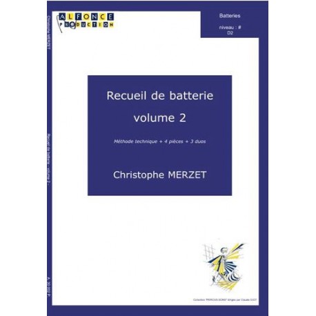 Méthode de batterie Christophe Merzet volume 2