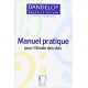 Manuel pratique pour l'étude des clés - nouvelle édition