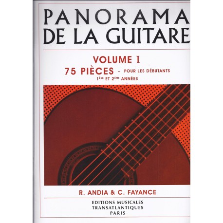 Méthode Panorama de la guitare volume 1