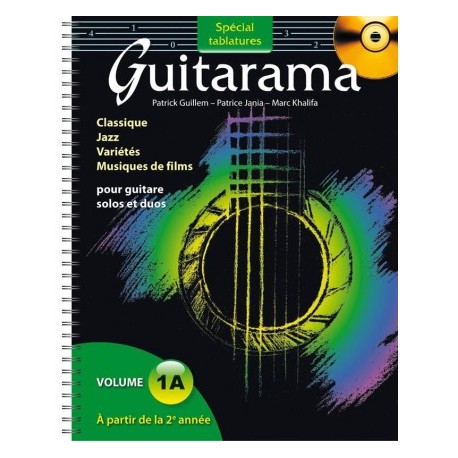 Méthode de guitare Guitarama volume 1A