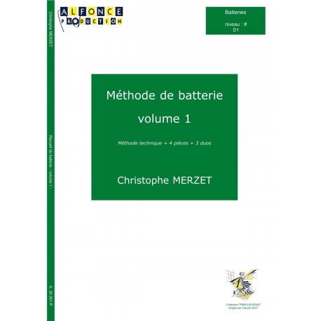 Méthode de batterie Christophe Merzet volume 1