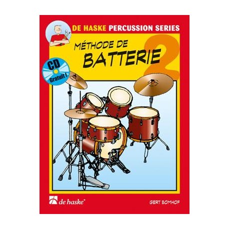 Méthode de batterie Gert Bomhof volume 2 rouge