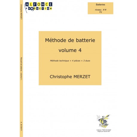 Méthode de batterie Christophe Merzet volume 4