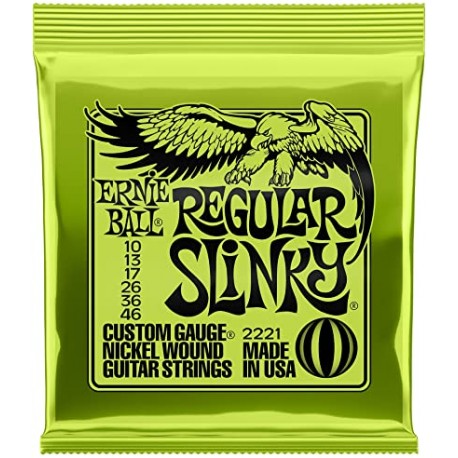 Cordes guitare électrique 10-46  Ernieball Regular Slinky