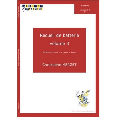 Méthode de batterie Christophe Merzet volume 3