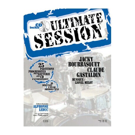 Ultimate session for drums Alphonce Leduc CD