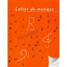 Cahier de musique 12 portées et carreaux grand format