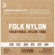 Cordes folk nylon D'addario EJ34 à boules
