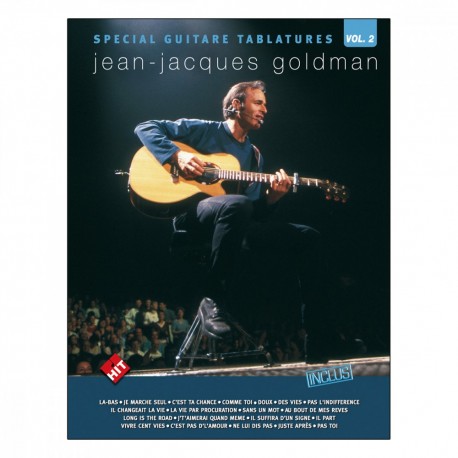 Jean Jacques Goldman spécial guitare tablature volume 2