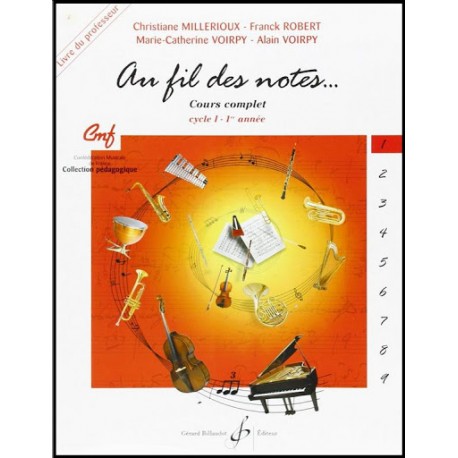 Au fil des notes volume 1 Billaudot