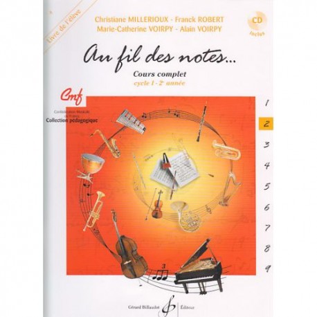 Au fil des notes volume 2 Billaudot