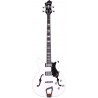 Basse électrique hollow body Hagstrom Viking blanche