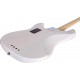 Basse SIRE Marcus Miller P7  swamp Ash 4 WB blanche en housse
