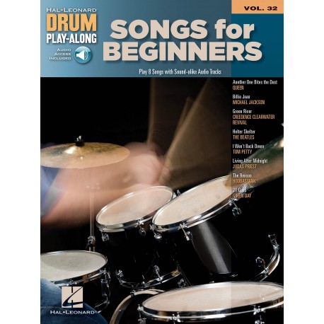 Songs for Beginners Drum Play Along