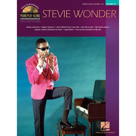 Stevie Wonder Piano Play-Along Volume 111