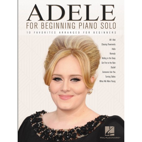Partition Adele For Beginning Piano Solo