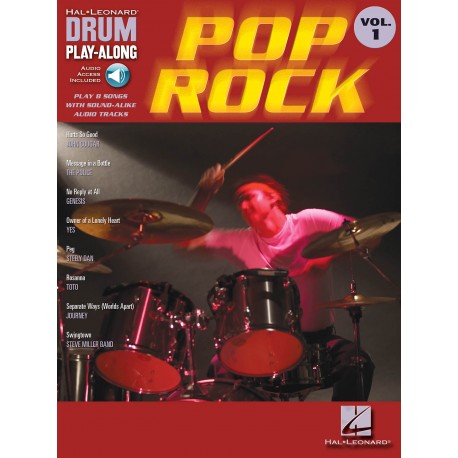 Drum Play Along Pop rock volume 1 CD