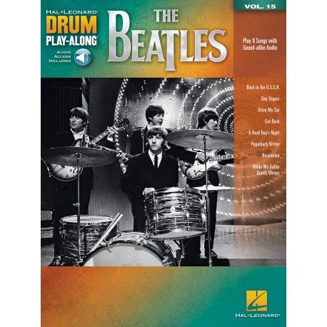 Drum play along Beatles volume 15