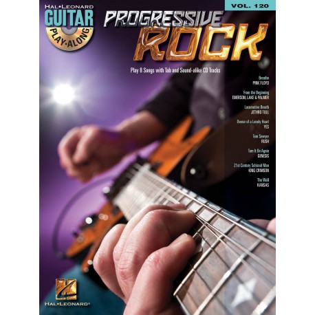 Progressive Rock Guitar Play-Along Volume 120