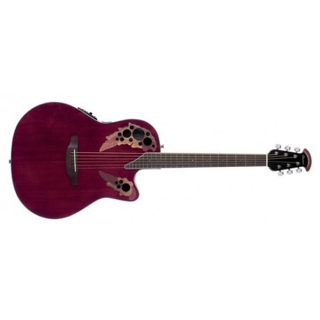 Guitare électro-acoustique Ovation Celebrity CE44-RR Ruby Red