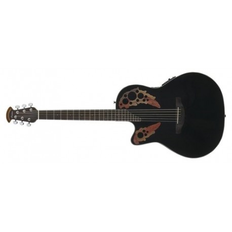 Guitare gaucher électro-acoustique Ovation Celebrity CE44L-5 Gloss Black