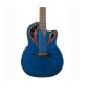 Guitare électro-acoustique Ovation Celebrity Elite Plus Blue Transparent Quilt CE44P-8TQ