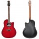 Guitare électro-acoustique Ovation Baladeer Cherry Burst 2771AX-CCB Deep Bowl