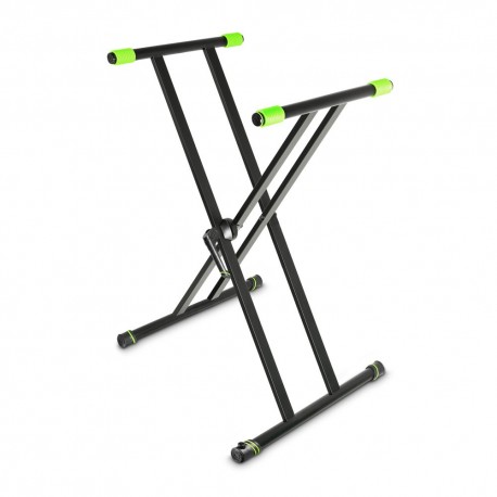 Stand clavier double embase Gravity KSX 2 noir