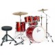 Batterie Gretsch Energy GEX2 fusion 20 wine red