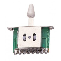 Selecteur guitare électrique Partsland 3 position blanc