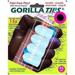 Protège doigts pour guitariste Gorilla Tips taille XS