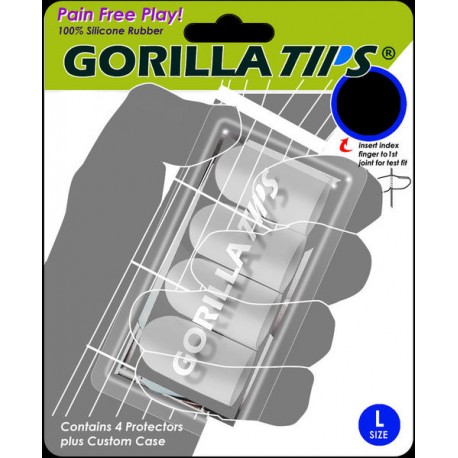 Protège doigts pour guitariste Gorilla Tips taille L
