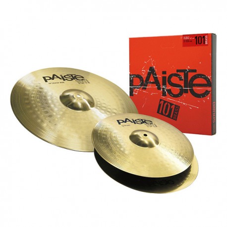 Pack cymbales Paiste 101 Brass essential 14-18