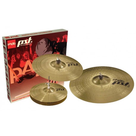Pack cymbales Paiste PST3 universal