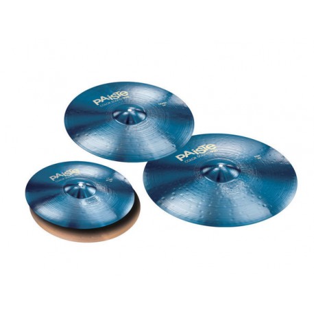 Pack cymbales Paiste 900 color Sound Bleues universal set