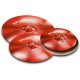 Pack cymbales Paiste 900 color Sound rouges universal set