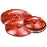 Pack cymbales Paiste 900 color Sound rouges universal set