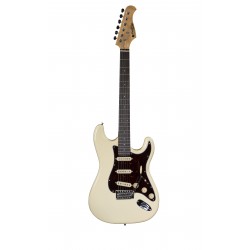 Guitare électrique Prodipe ST80 Rosewood vintage white