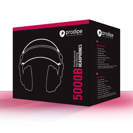 Casque monitoring Prodipe 5000B semi ouvert