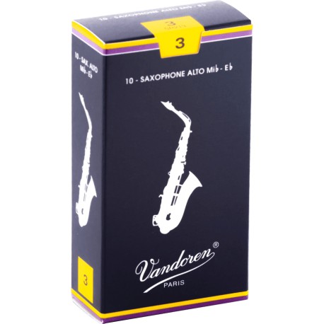 Boite de 10 anches saxophone alto force 3